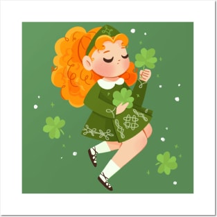 Irish dancer Posters and Art